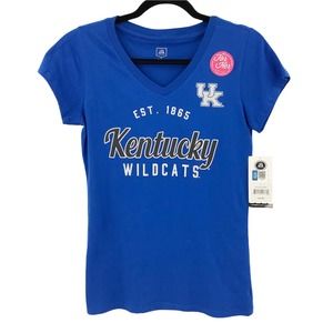 NEW J-America UK Kentucky Wildcats Fitted V Neck Tee